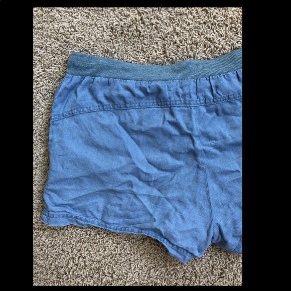 F21 chambray denim shorts Sz L - Picture 4 of 12